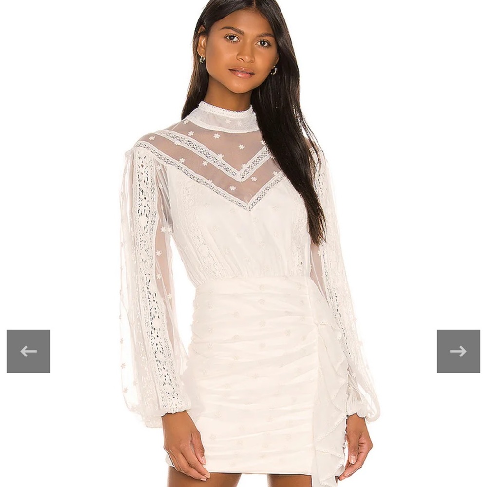 NWT Tularosa Ivory Lace Dress, Size M